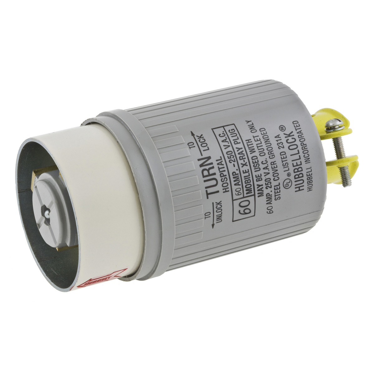 Product image for Plug cord grip 2-pole 3-wire 60A 250VAC