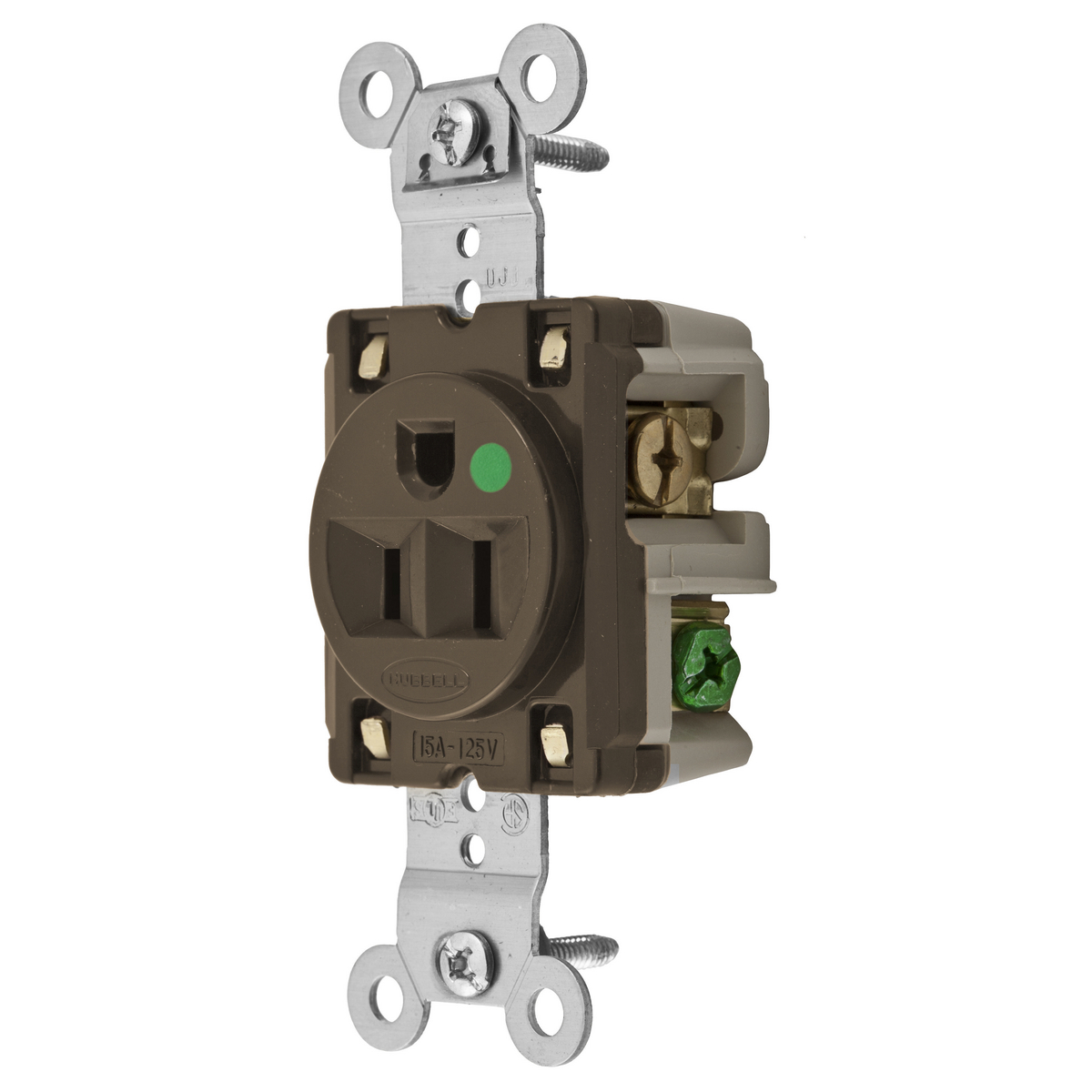 Product image for Receptacle 5-15R EHD single 2P 15A 125V HOSP bro