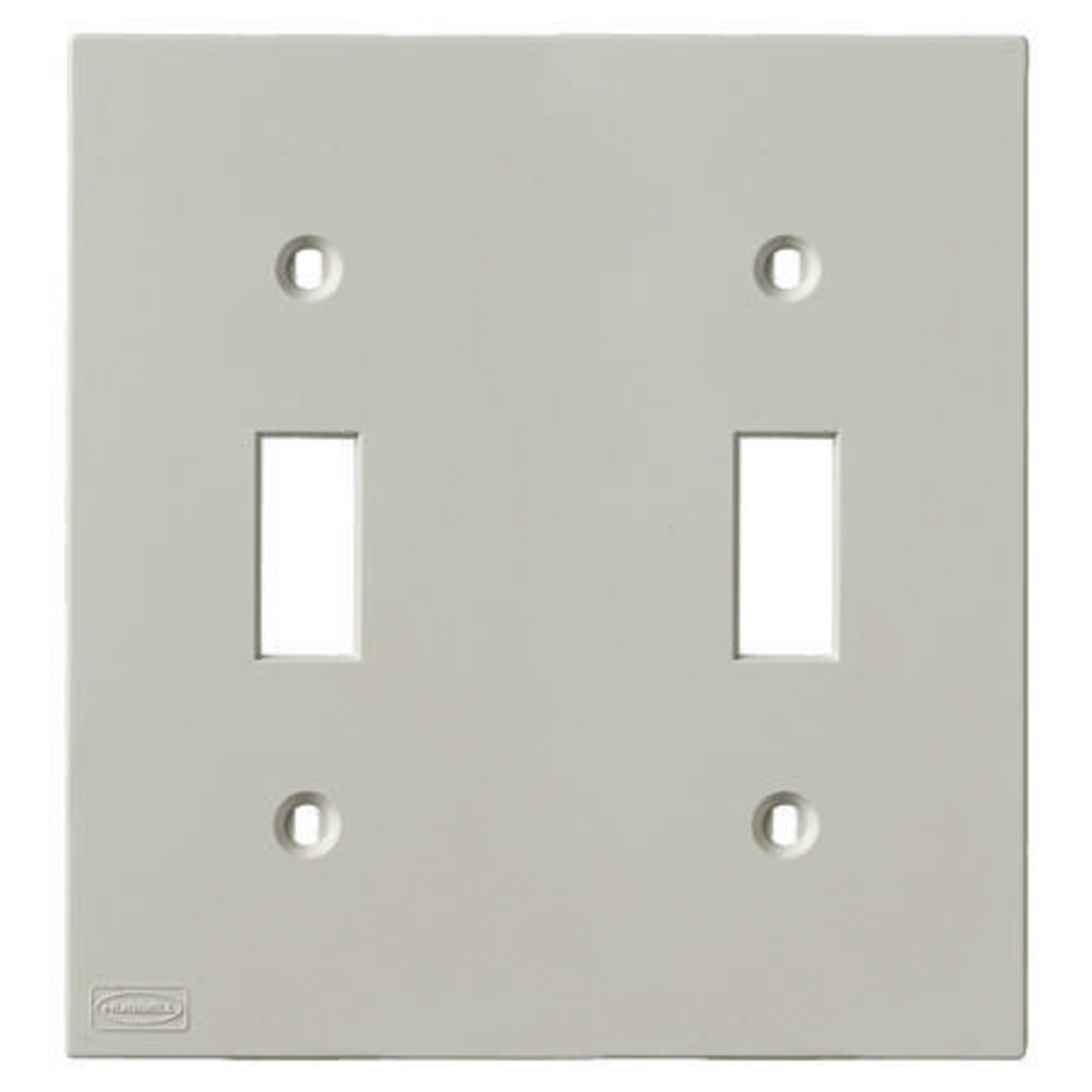 Product image for Wall plate 2gang kp toggle office white