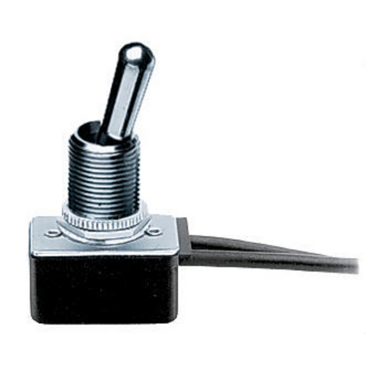 Product image for Switch SPST leads panel mount 1/3HP 8A 125V metallic