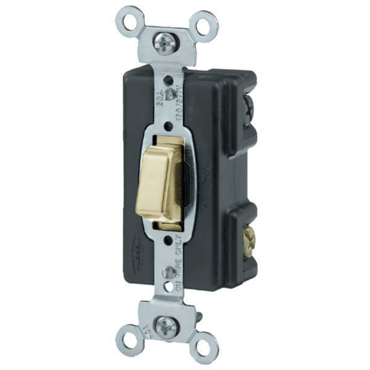 Product image for Switch pushbutton presswitch pilot light 3-way 20A 120-277V ivory