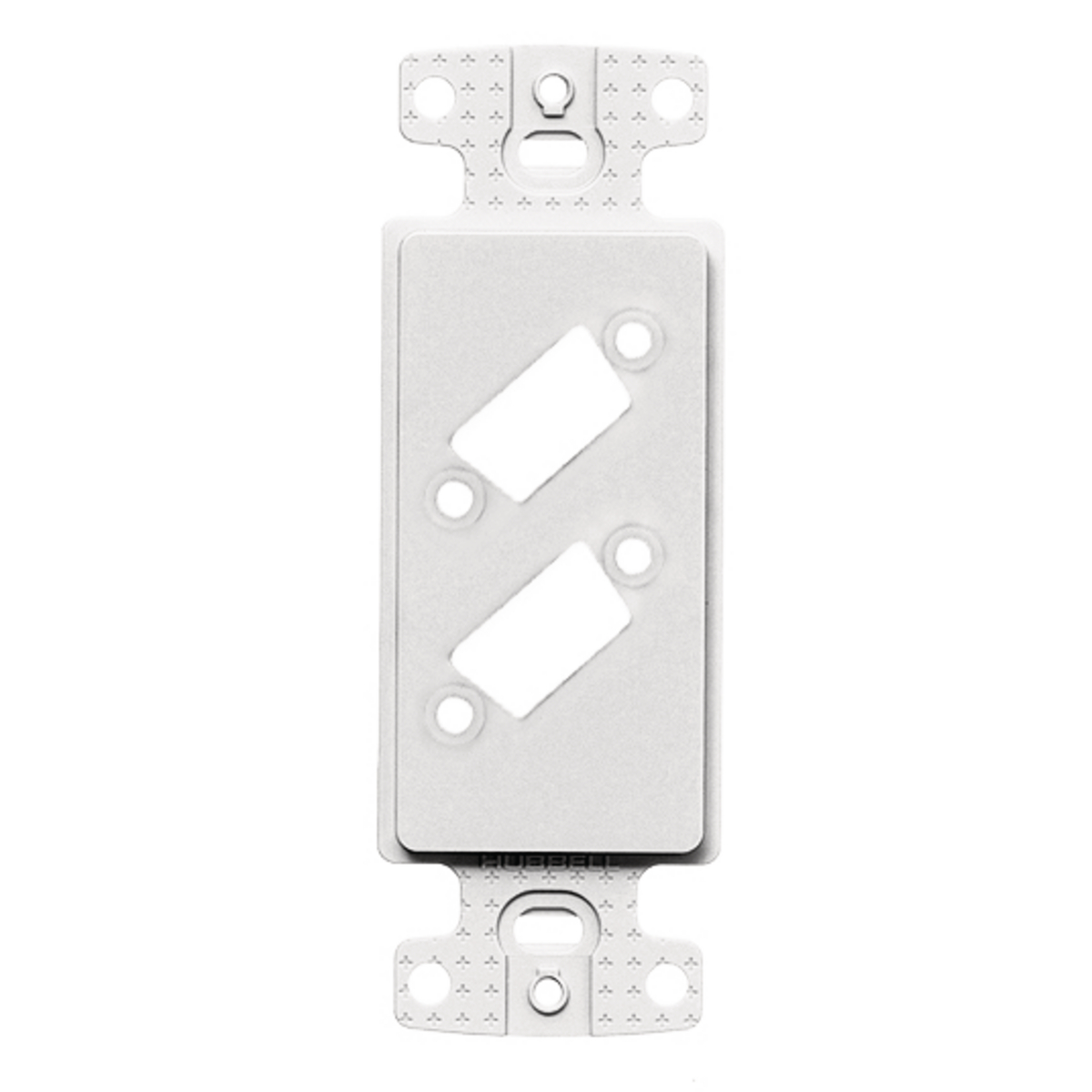 Product image for PLATE, DECORATOR FRAME,2 VGA,BLAN (MS90)