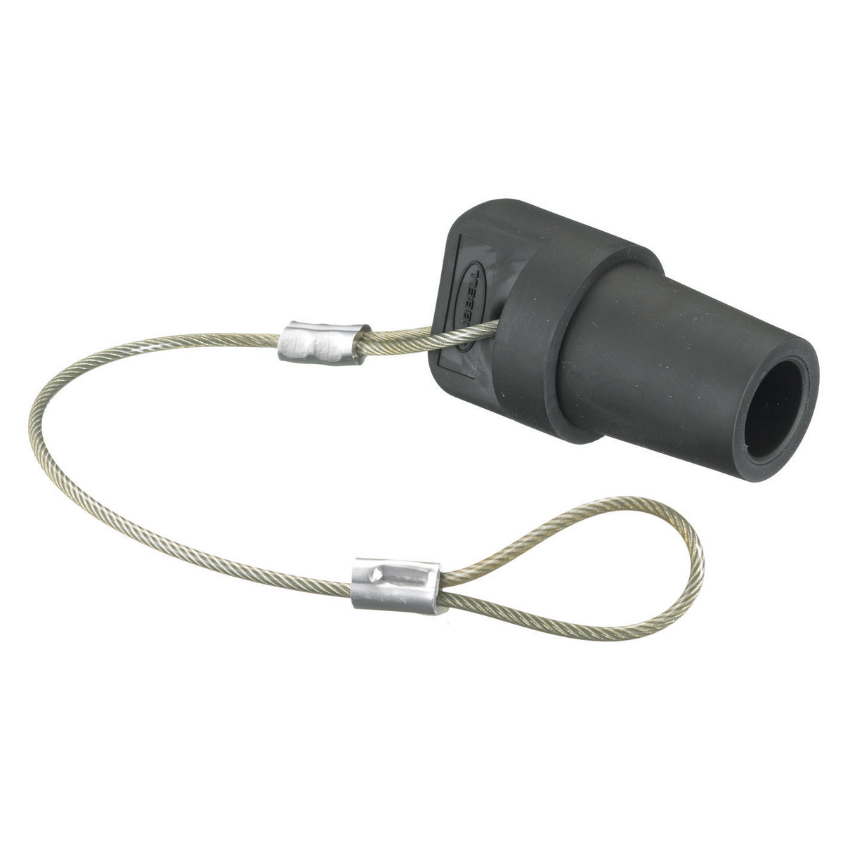 HUB HBLMCAPBK CAP 1POLE MALE BLACK INDUSTRIAL GRADE 300A- 400A 250VDC 600VAC