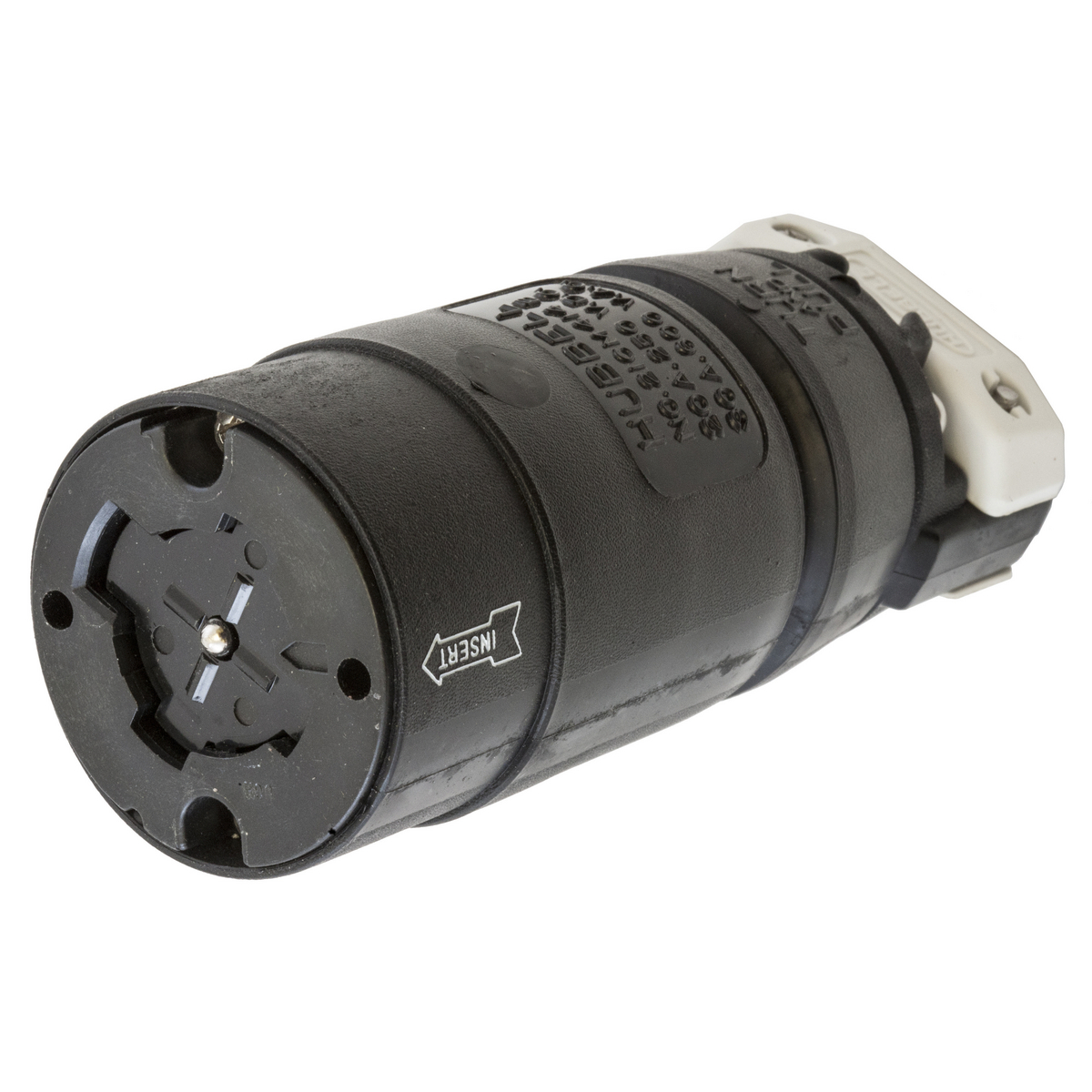 Product image for Connector 3-pole 4-wire thermistor interior 30A 600V black