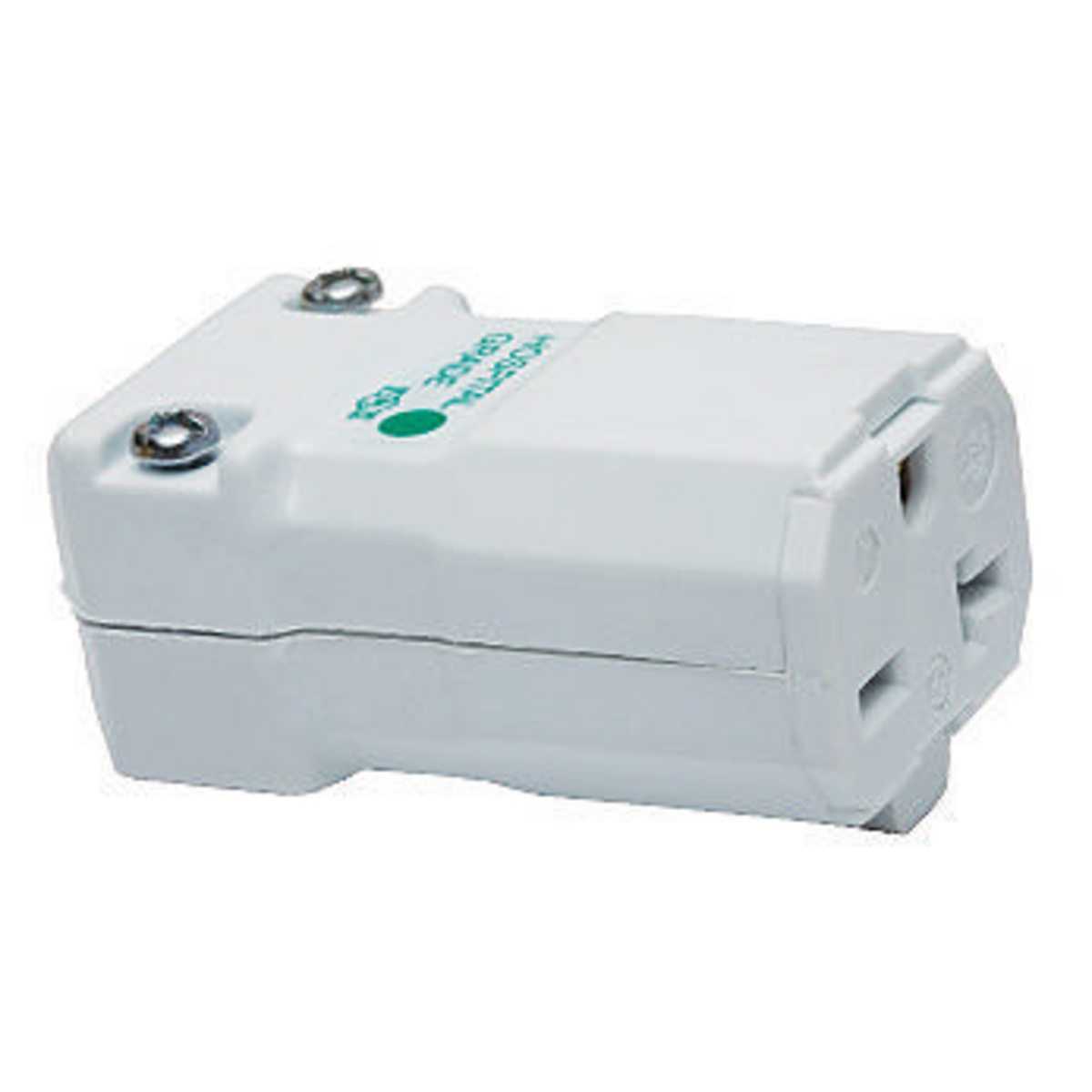 Product image for Connector valise hospital grade NEMA L6-20R 20A 250V white