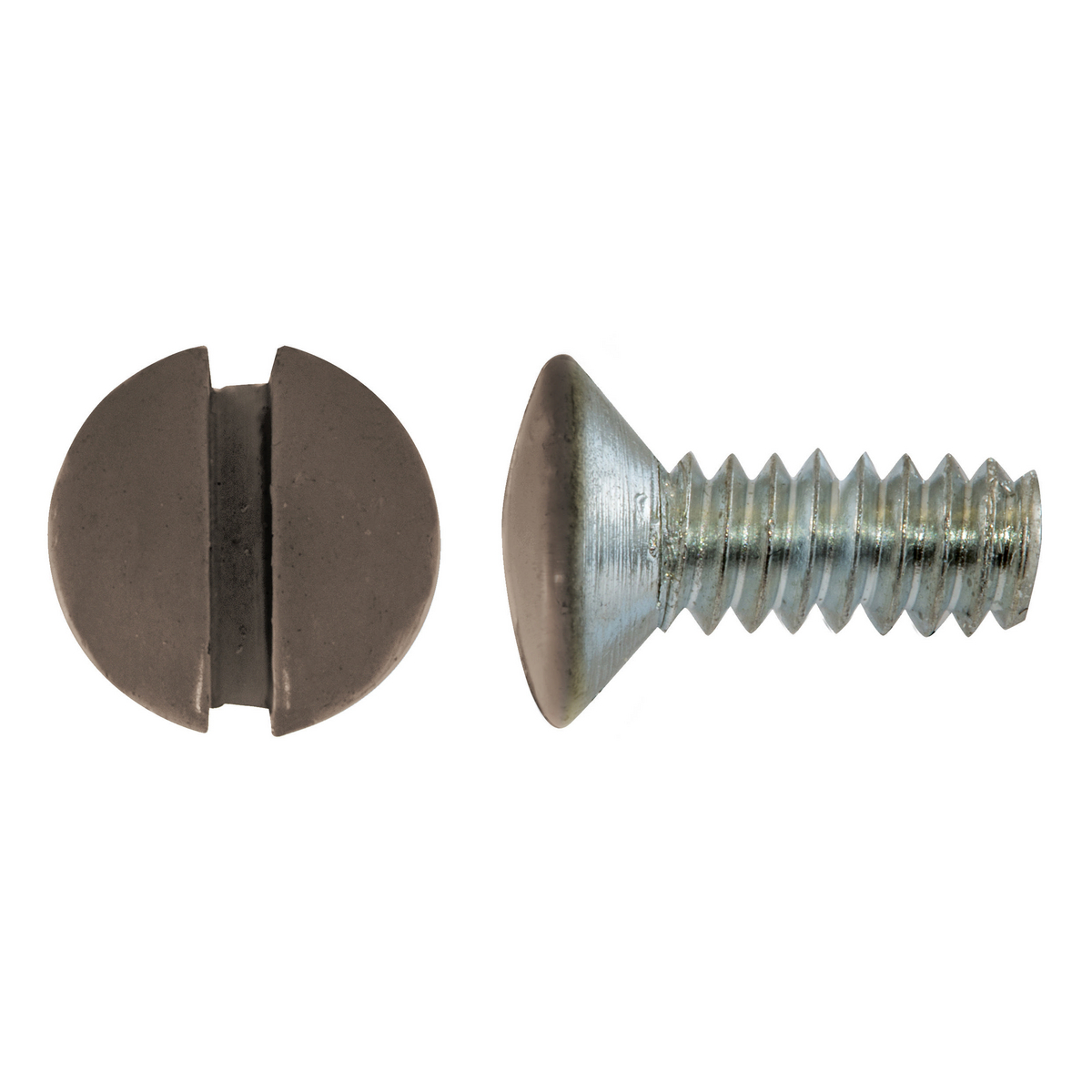 Product image for W-PLATE SCREW, 3/8", BROWN, 100 PACK