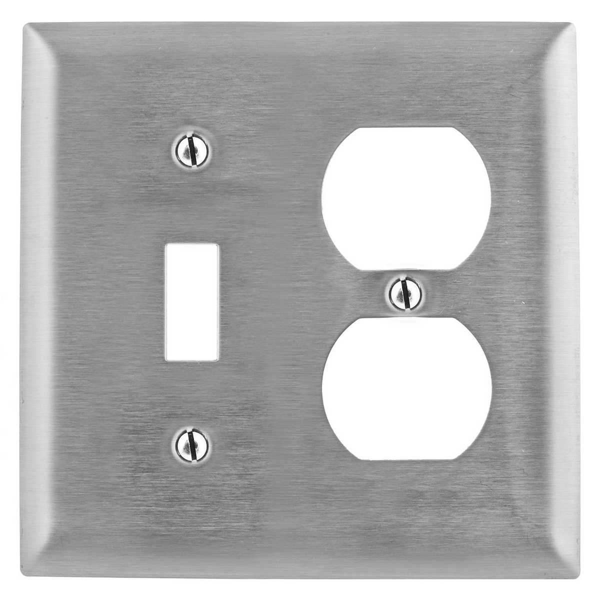 Product image for WALLPLATE, 2-G, SW/DUP, 430SS