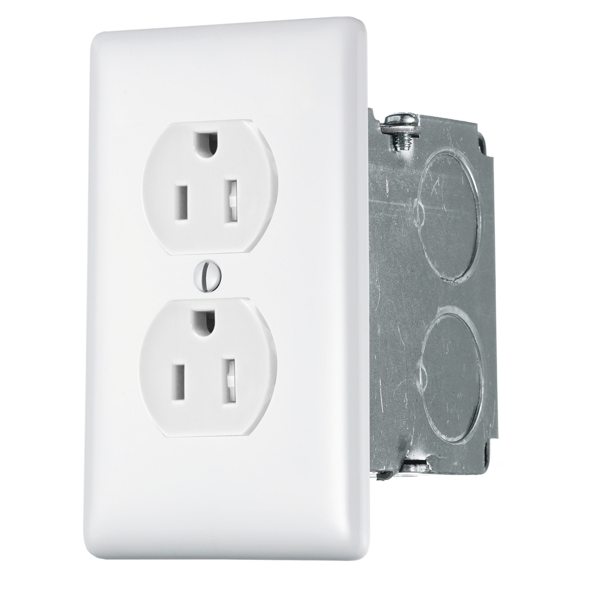 HUB NSOKPTR RECEPTACLE POWER KIT C/W 15AMP DUPLEX TAMPER RESISTANT