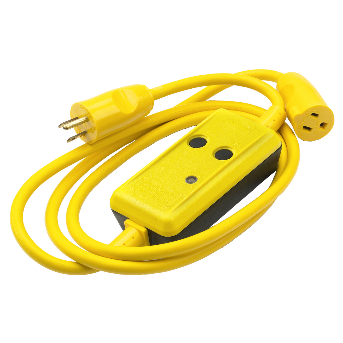 Product image for Line cord GFCI ind grade manual reset 120VAC 6ft