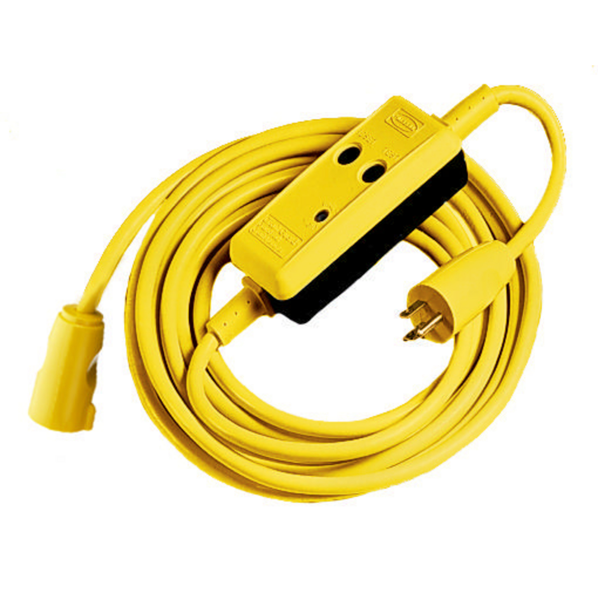 Product image for Line cord GFCI ind grade man reset 120VAC 25ft