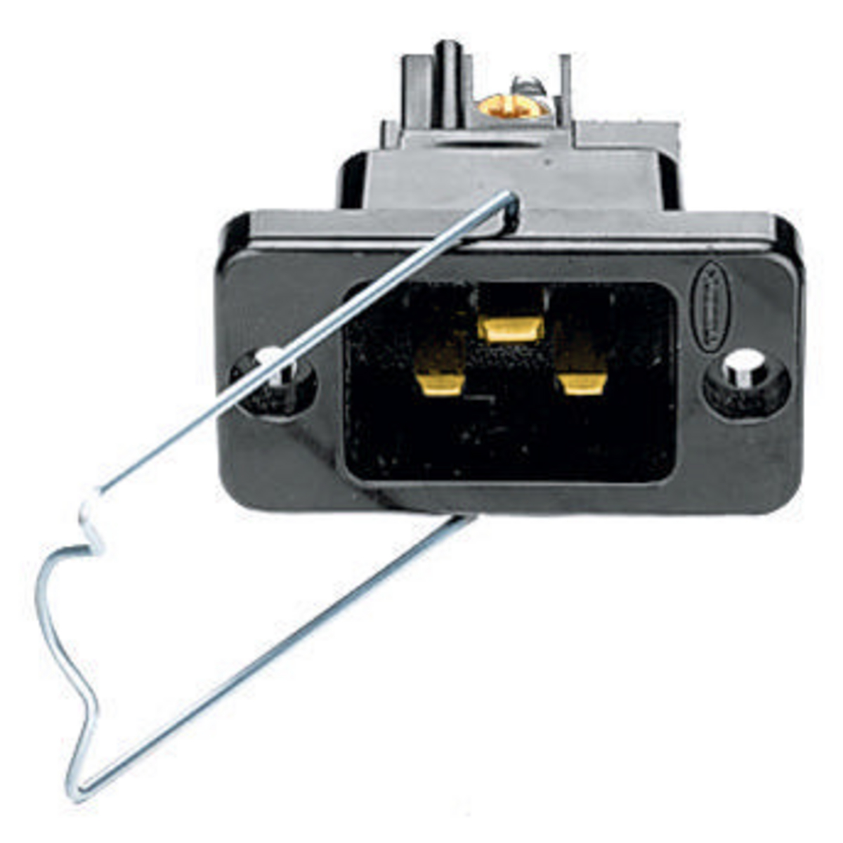 Product image for Inlet power straight blade retention clamp 16A 250V