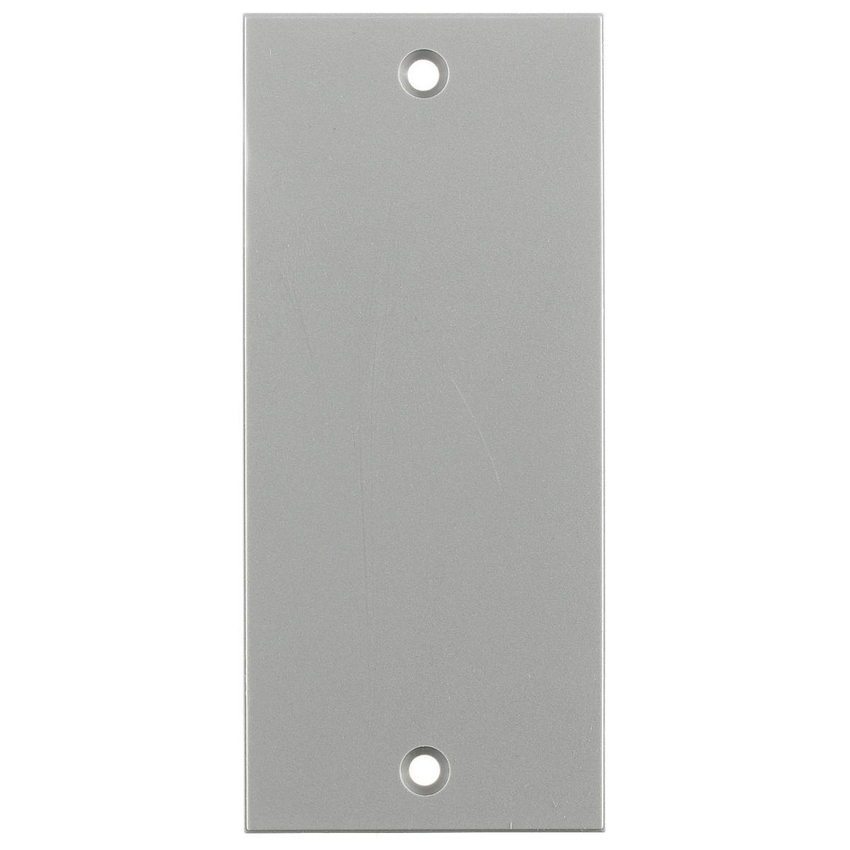 Product image for Floor and Wall Boxes, MULTI-CONNECT System, Face Plate, Screw Mount, Blank, Gray
