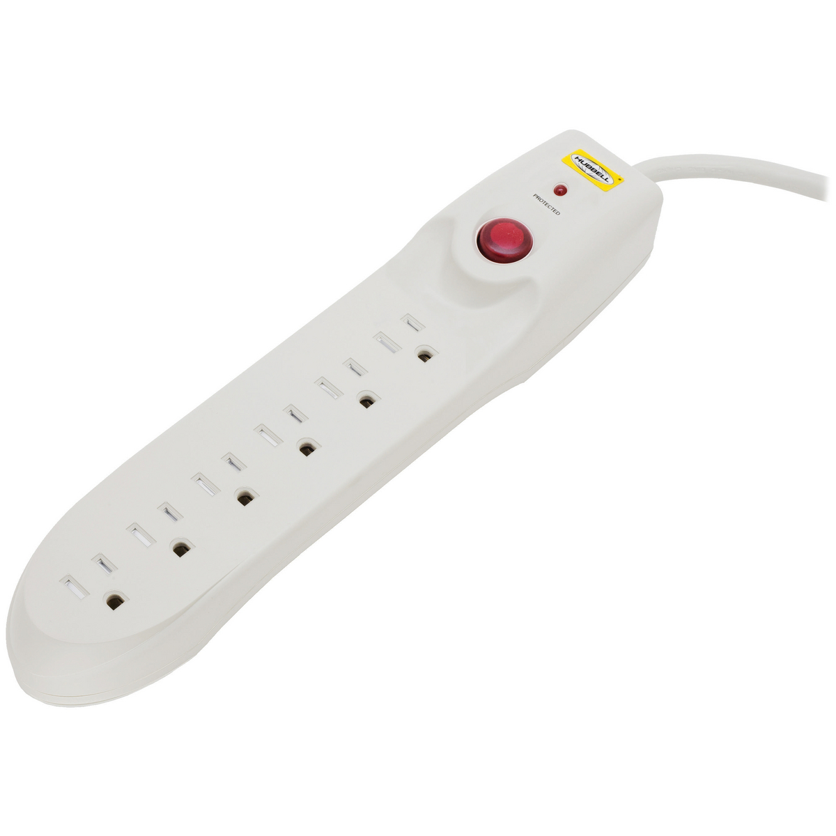 Product image for HUB HBL6PS350A SPD STRP 6 RCPT 350 J 6'