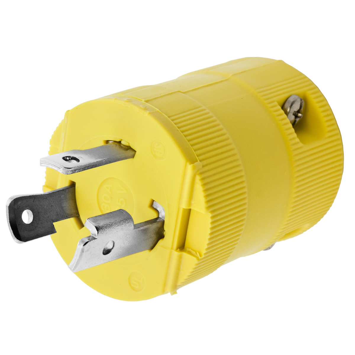 Product image for Plug twist-lock chem-marine valise NEMA L5-30P 30A 125V yellow