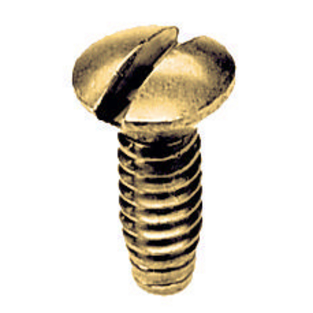 Product image for Screw brass plated 0.38" long