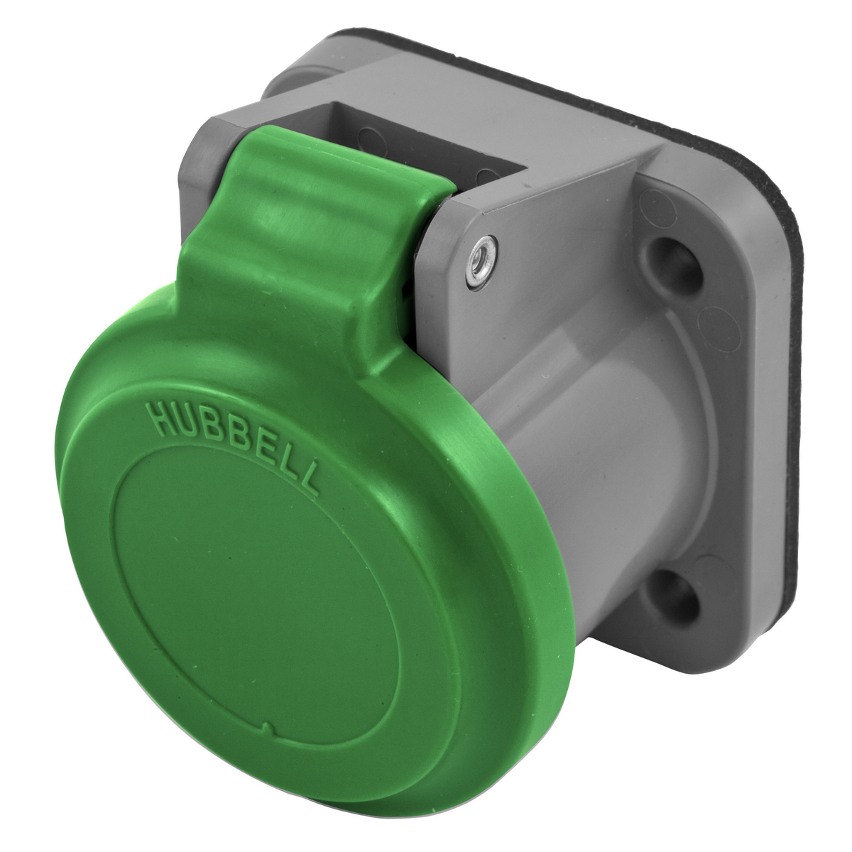 Product image for SINGLEPOLE, NON-MET COVER, GREEN