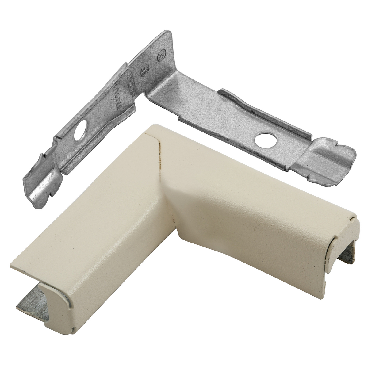 Product image for HUB HBL5711LHIVA RACEWAY HBL500/ 700/ 750 SERIES TWISTED ELBOW LEFT IVORY