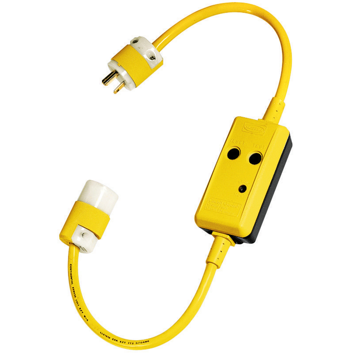 Product image for Line cord GFCI 120V AC 20A manual 3'