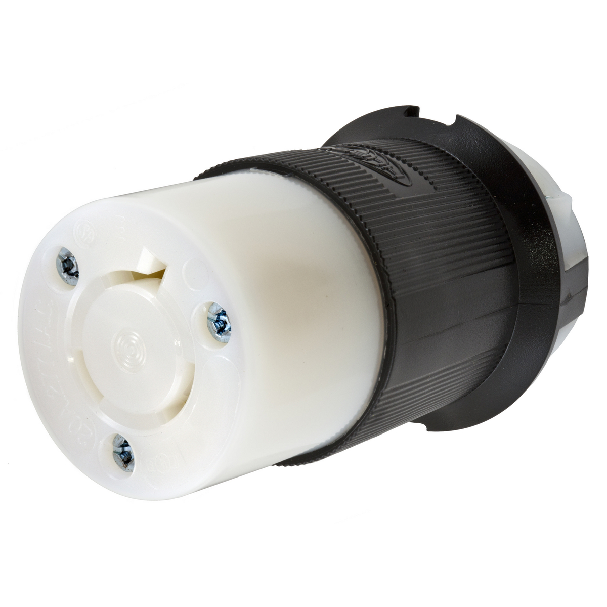 Product image for Connector L7-20P twlo cable 2P 20A 277V bk/wh