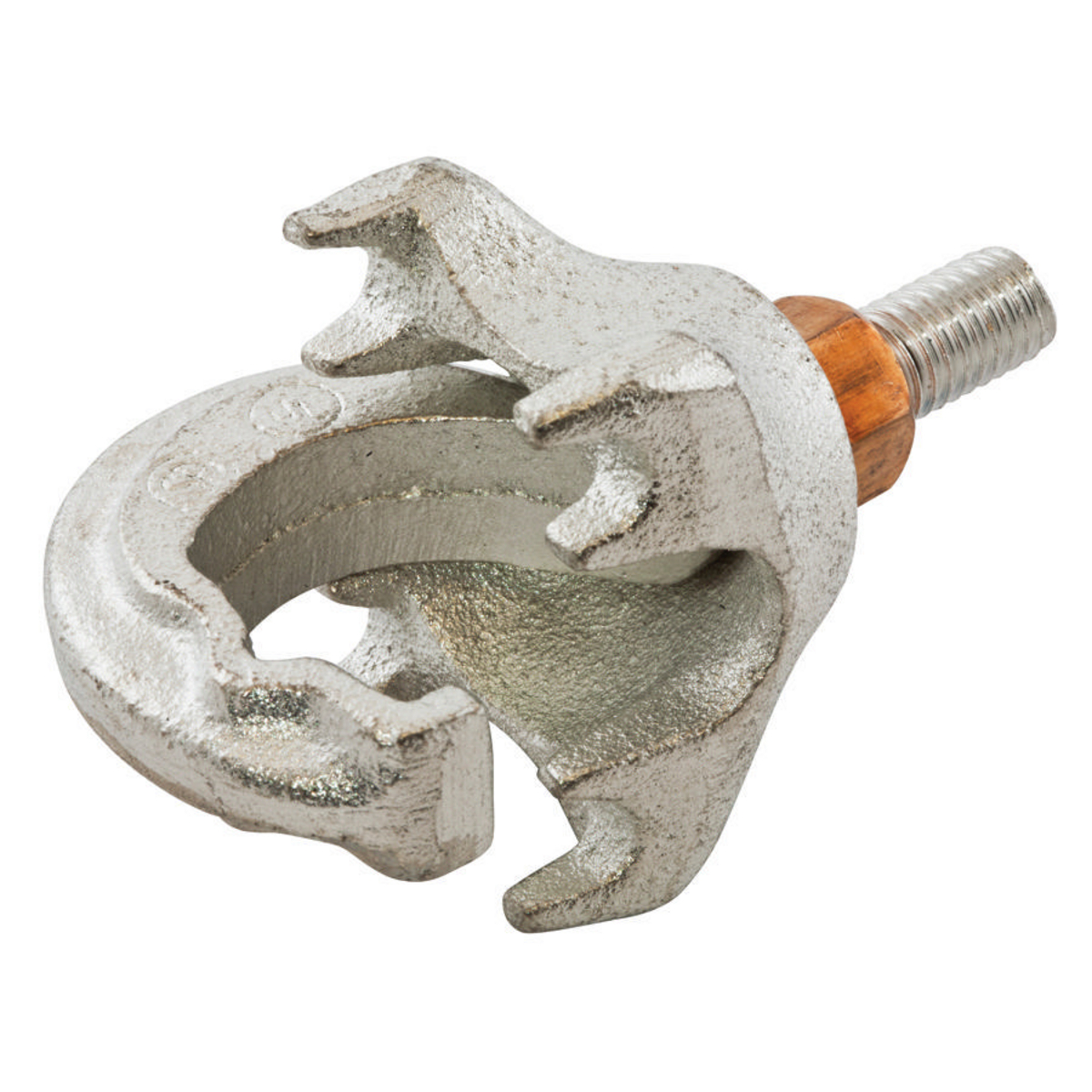 Product image for RAISED FLOOR CLAMP,CU,2-8AWG,RND SQ