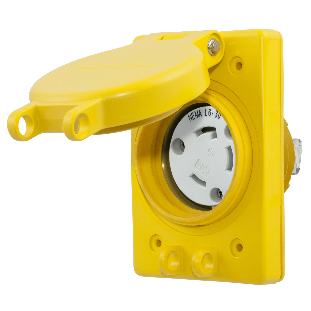 Product image for HUB HBL69W48 WATERTIGHT RECEP ASSY NEMA L6-30R