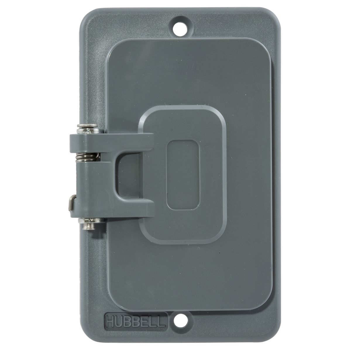 Product image for COVERPLATE, POB, GFCI OPNG, W/FLIP LIDS