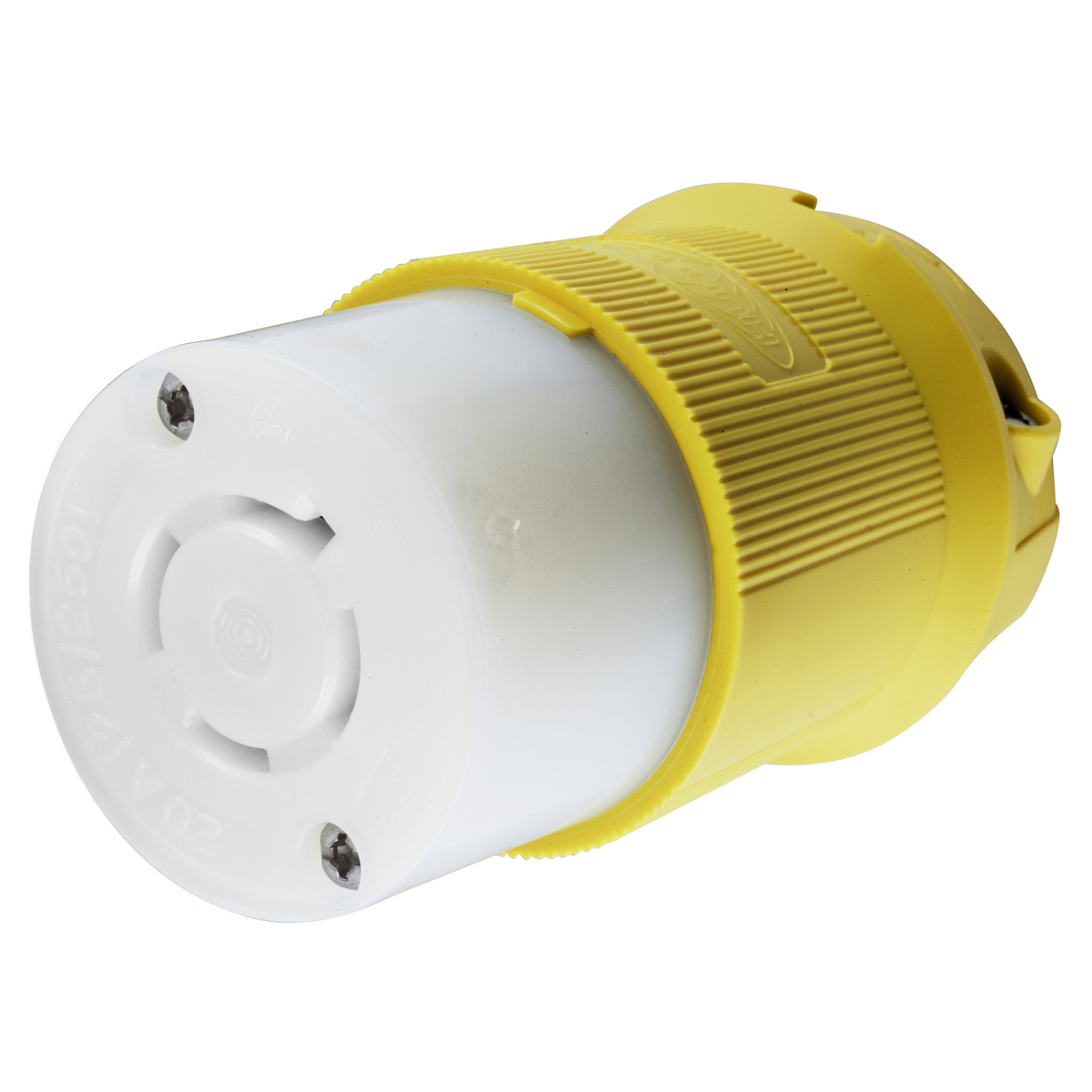 Product image for Connector L14-20R cable twlo 20A 125/250V yellow