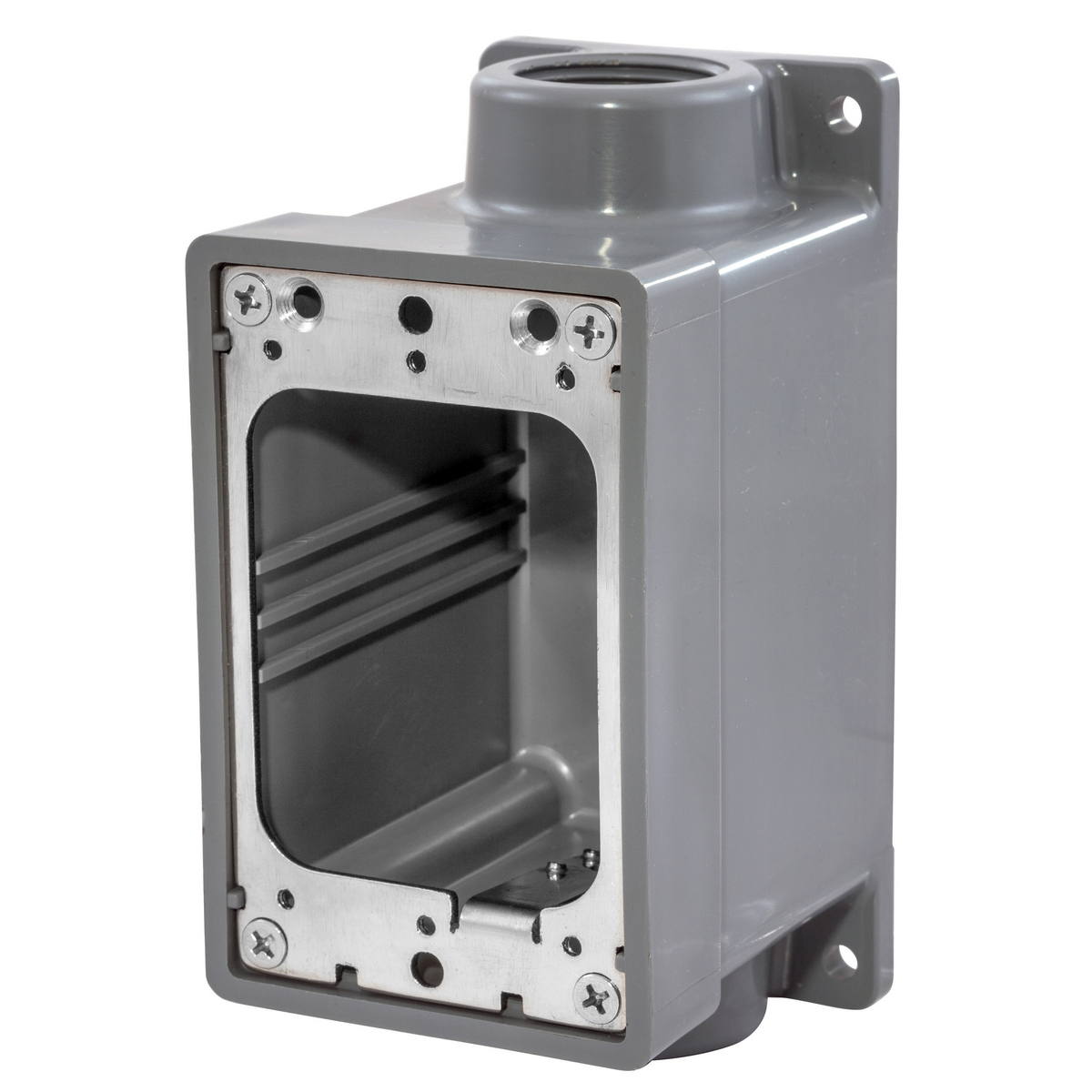 Product image for WATERTIGHT FD BOX, 3/4", GRAY