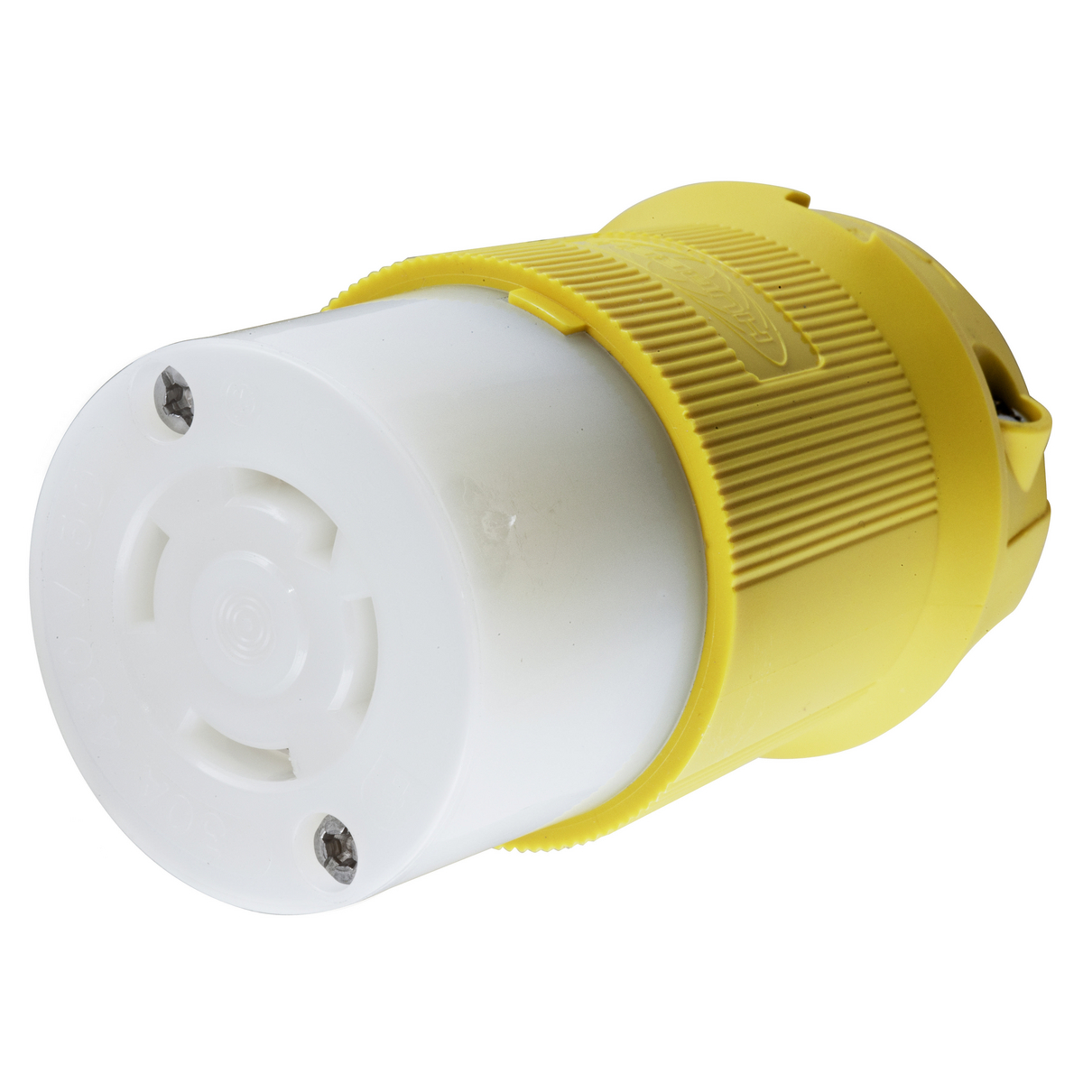 Product image for Connector twist-lock chem-marine NEMA L16-30R 30A 480V yellow