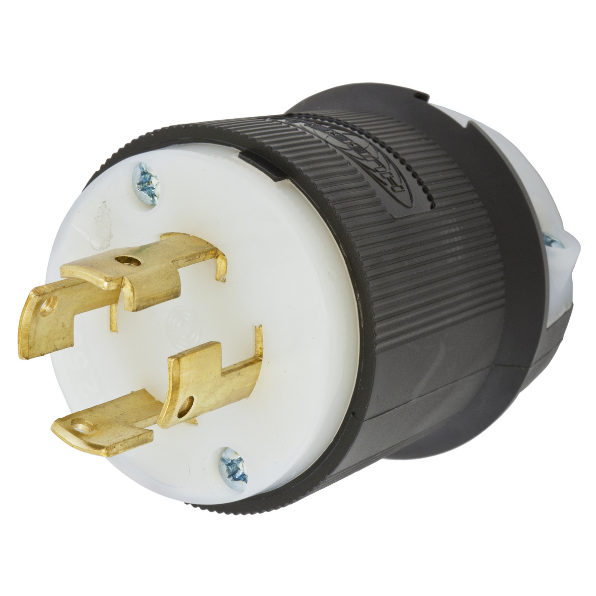 Product image for Plug twist-lock 3-pole 4-wire 30A 250V black/white