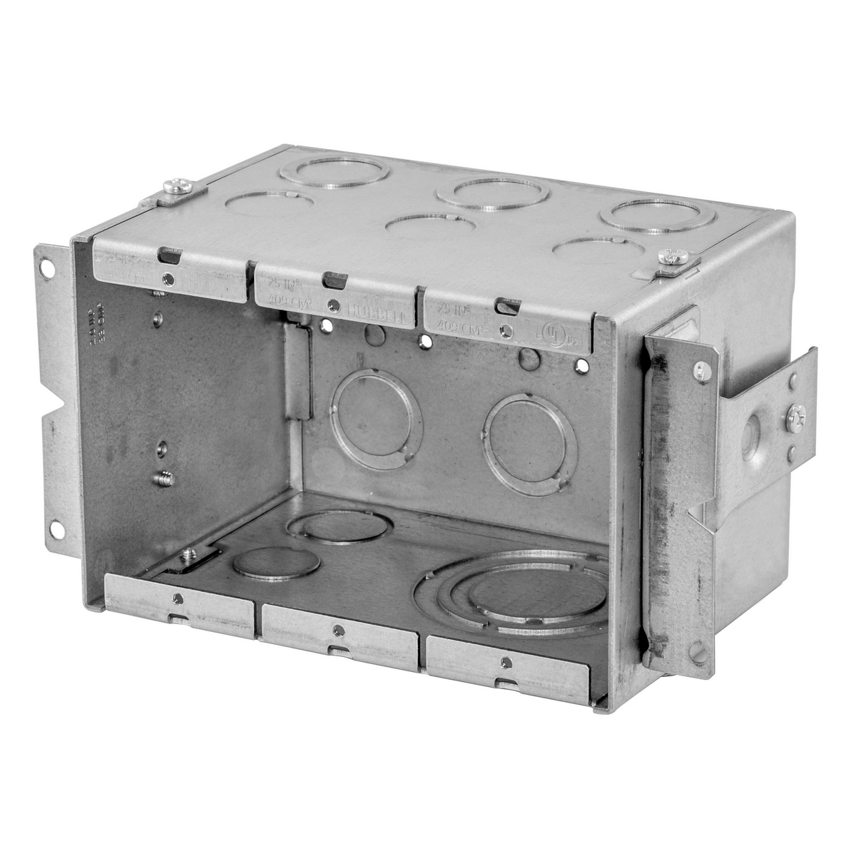 Product image for 3G WALLBOX, GANGABLE, 4INCH DEEP, 2IN KO