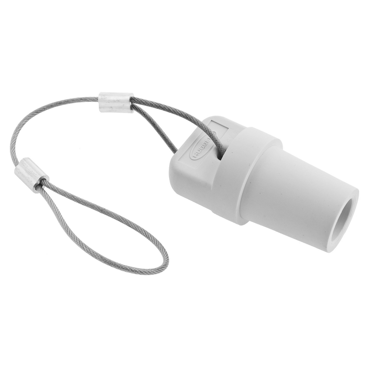 HUB HBLMCAPW CAP 1POLE MALE WHITE