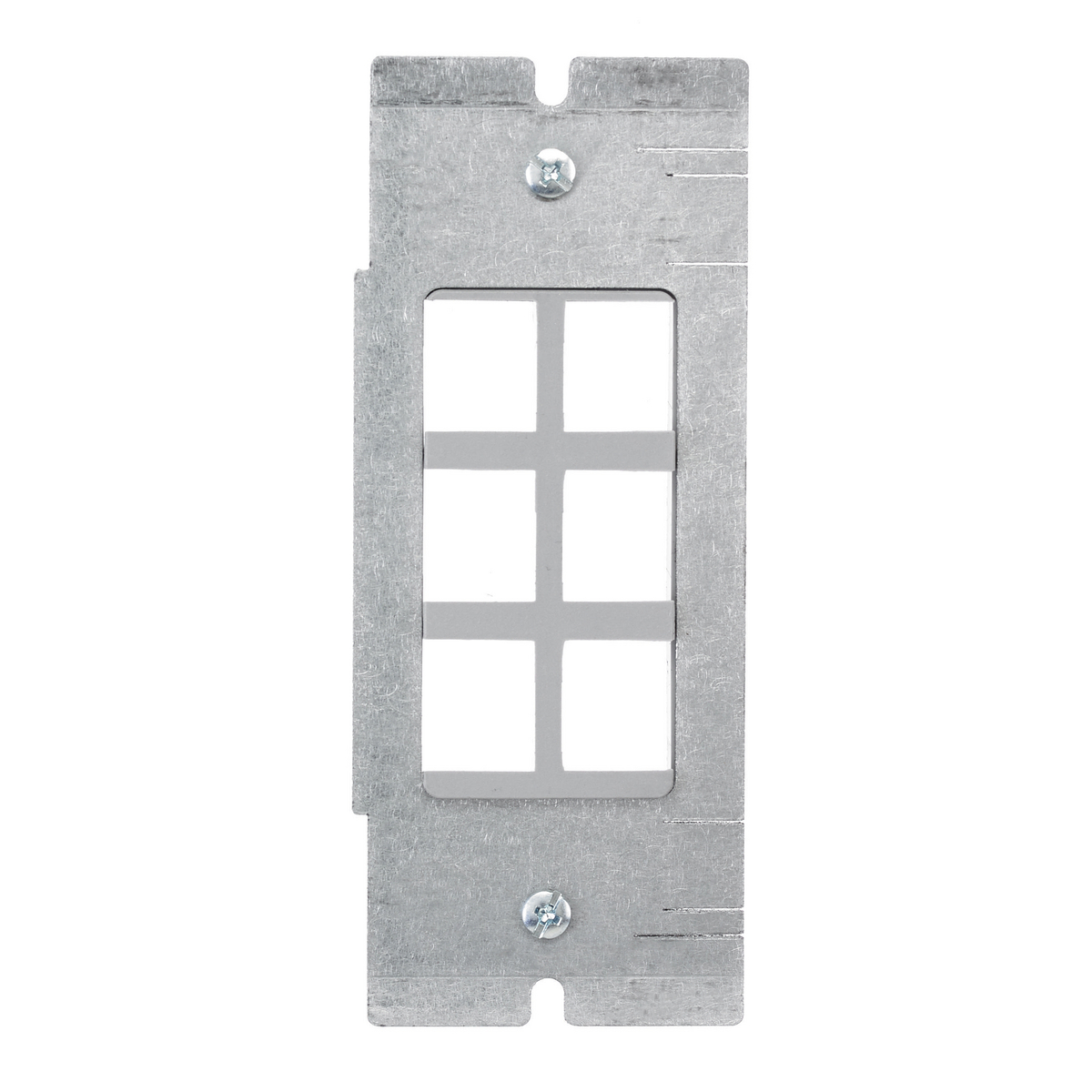 Product image for HUB FBMP6KS PLATE MOUNTING 6PORT KEYSTONE