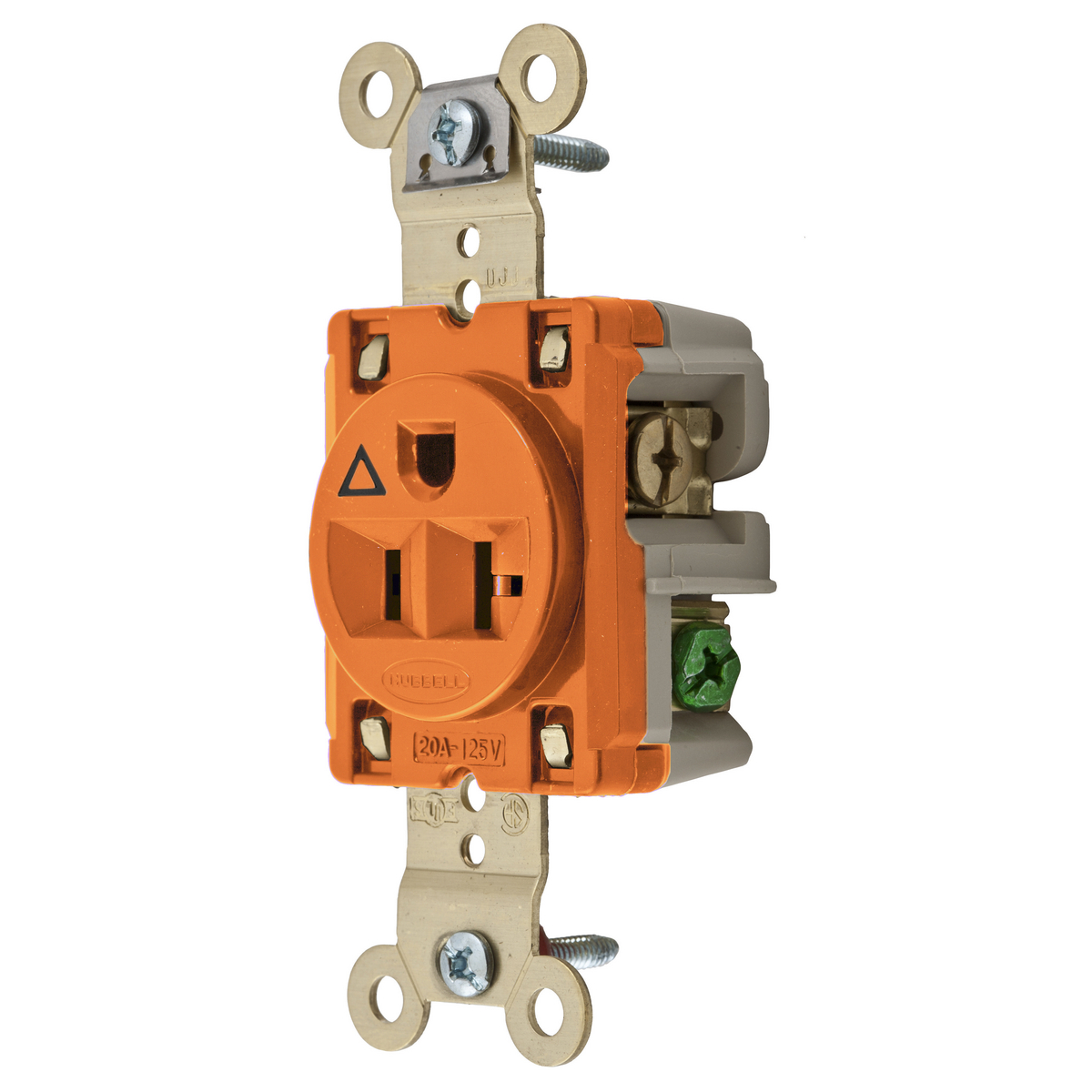 Product image for SGL RCPT, IG, 20A 125V, 5-20R, OR
