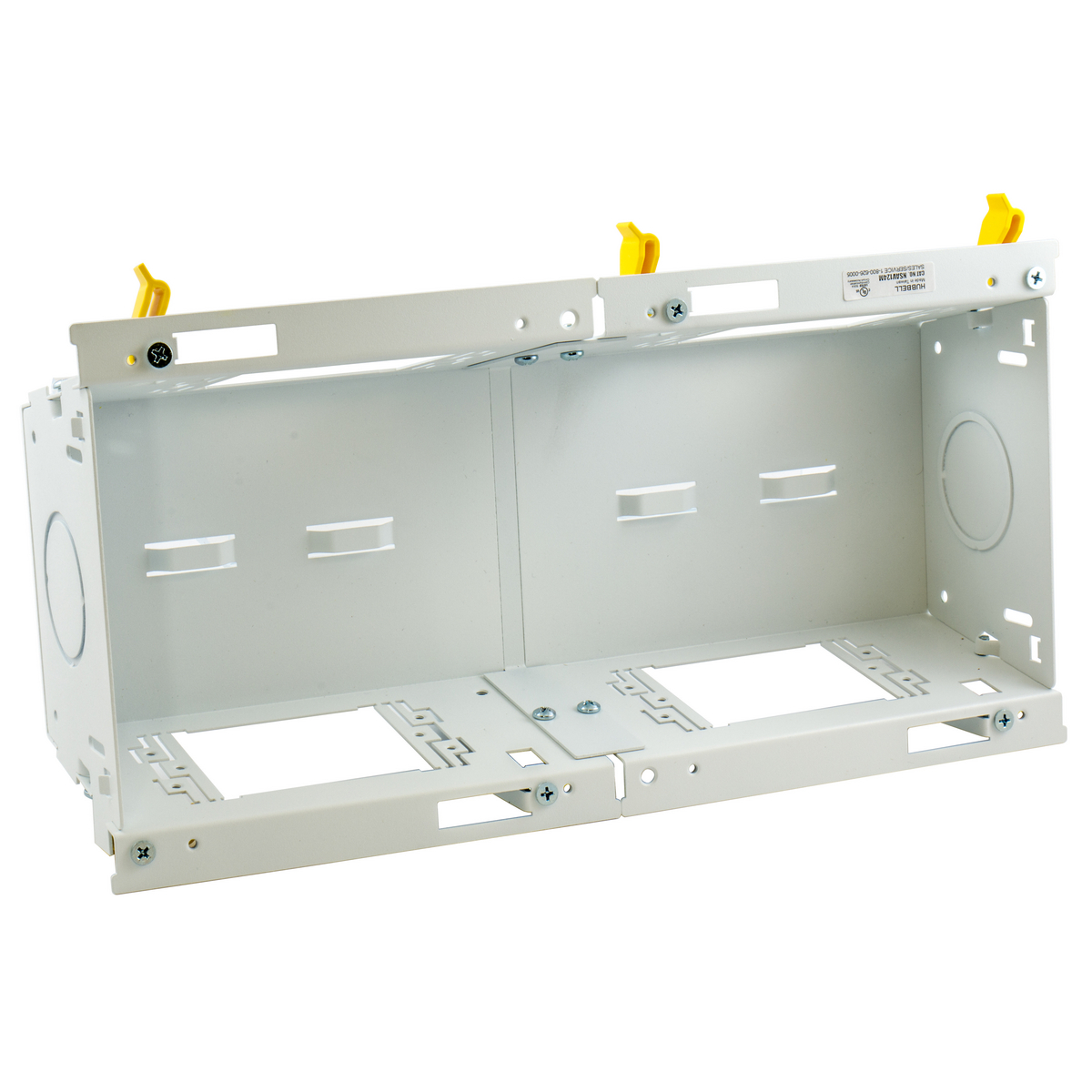Product image for ENCLOSURE, FPTV,4GANG,METAL,WH