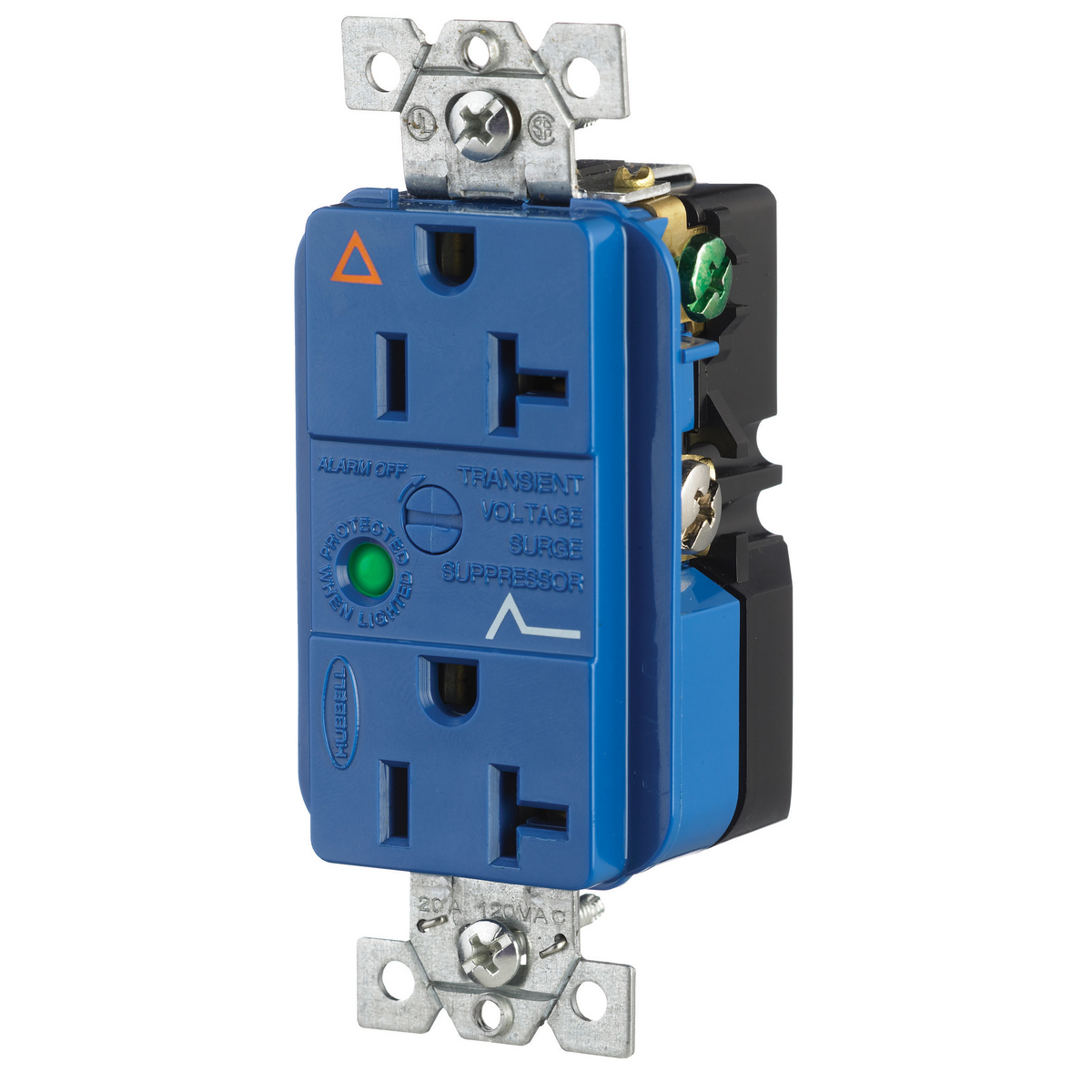 Product image for DUP SPD RCPT, IG, 20A 125V, 5-20R, BL