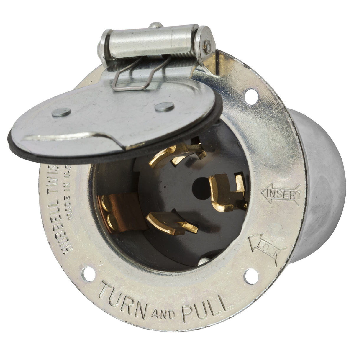Product image for CS6375 W/LIFT COVER ROUND METALLIC