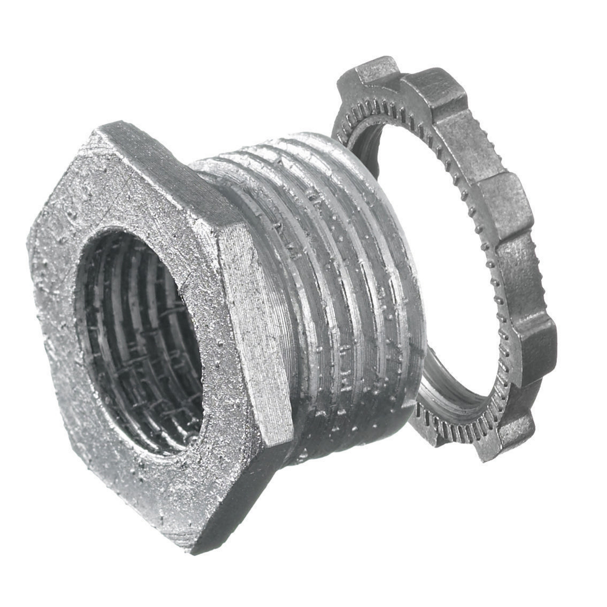 Product image for Nipple chase steel zinc plated 0.63"