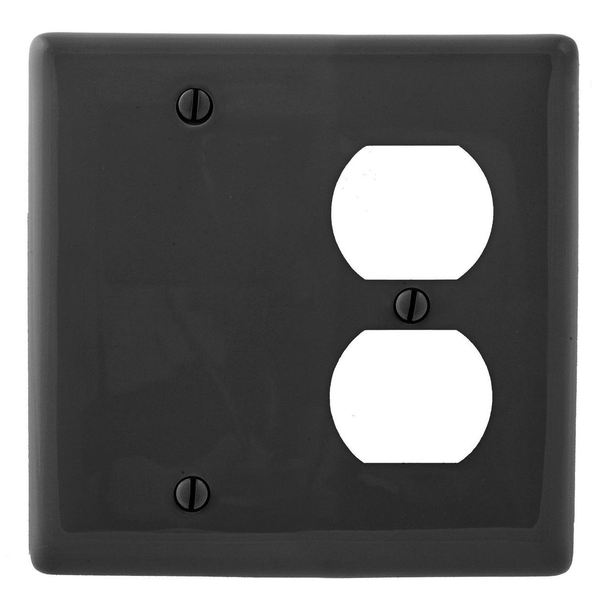 Product image for WALLPLATE, 2-G, 1) DUP 1) BLANK, (MS90)