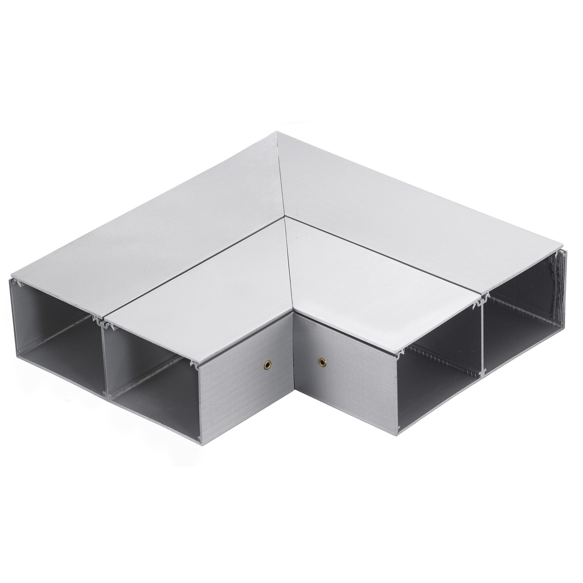 Product image for HUB HBLALU5011 RACEWAY 90 FLAT EL HBLALU5000 SERIES A