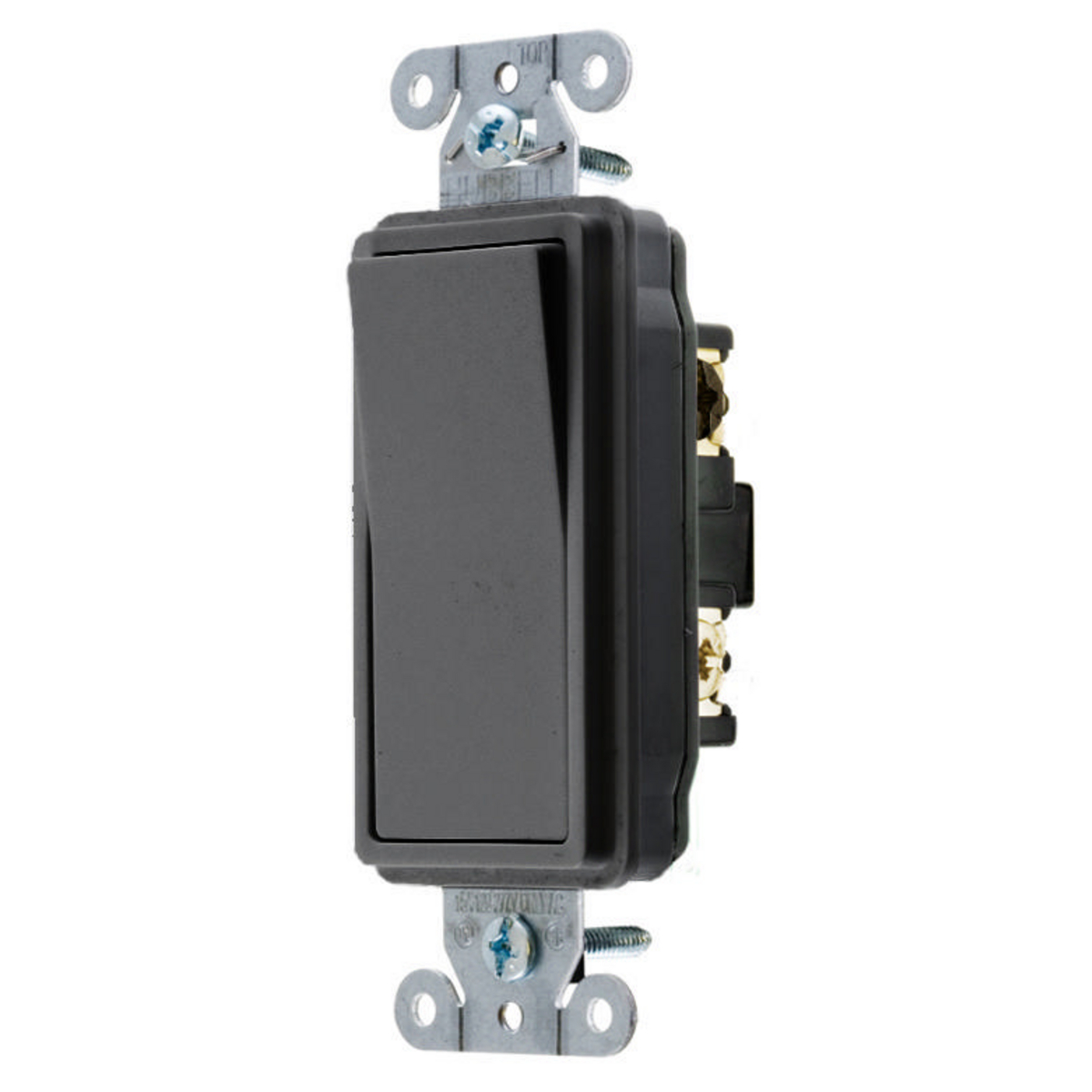 Product image for Switch toggle back-side wire 3W 120/277V 15A blk