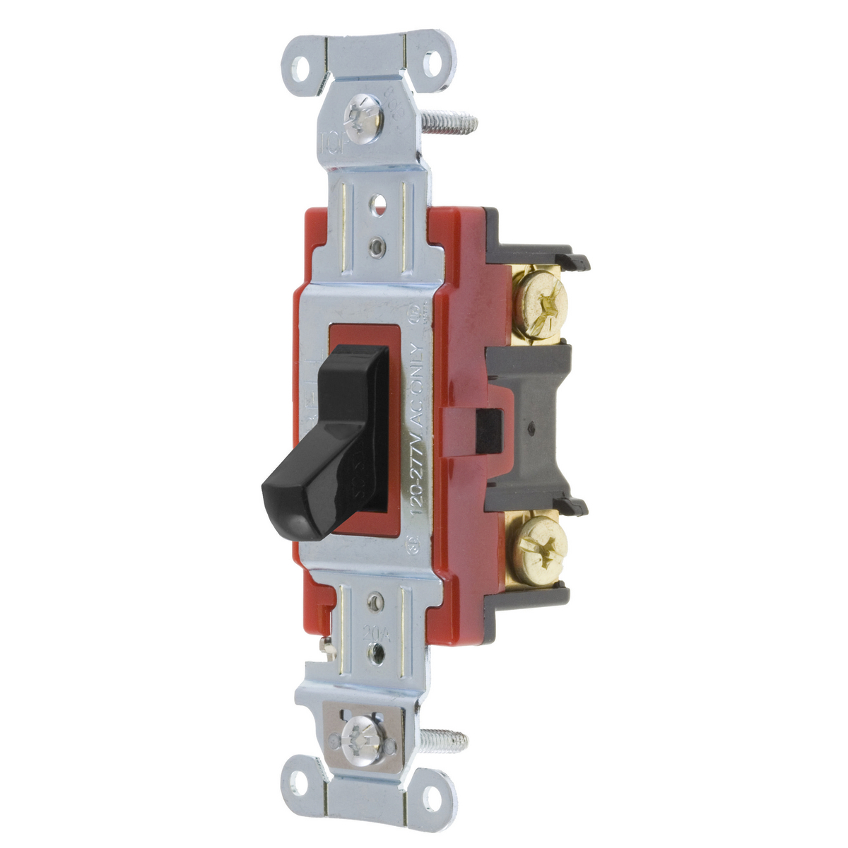 Product image for Switch toggle 3-way specification-grade 20A 277V black