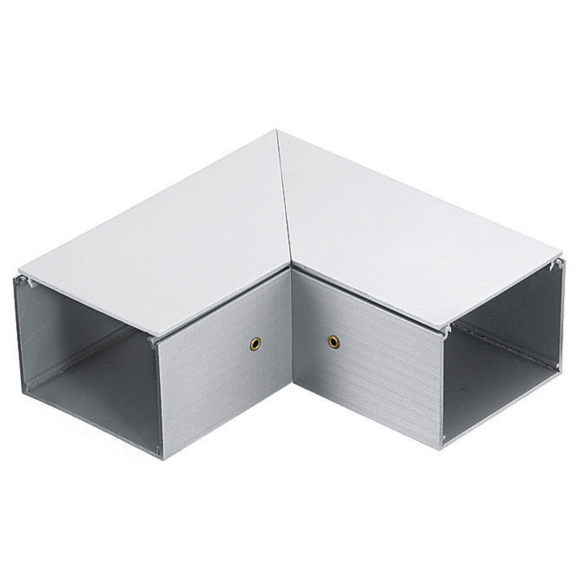 Product image for Elbow flat aluminium for making 90.. turn raceway 3x3"