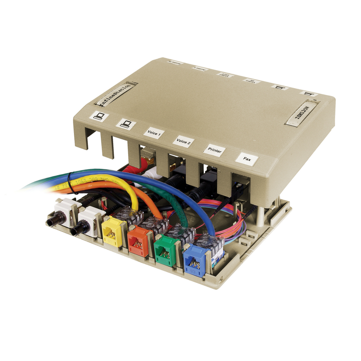Product image for HOUSING, SURFACE MOUNT,12 PORT,EI (MS90)