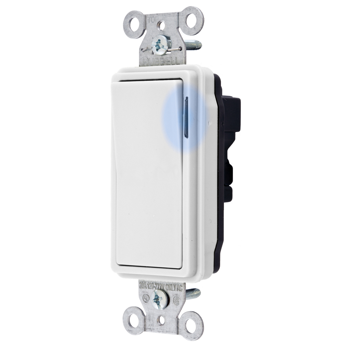 Product image for SWITCH,SNAP,DECSP,IL,15A120/277,W (MS90)