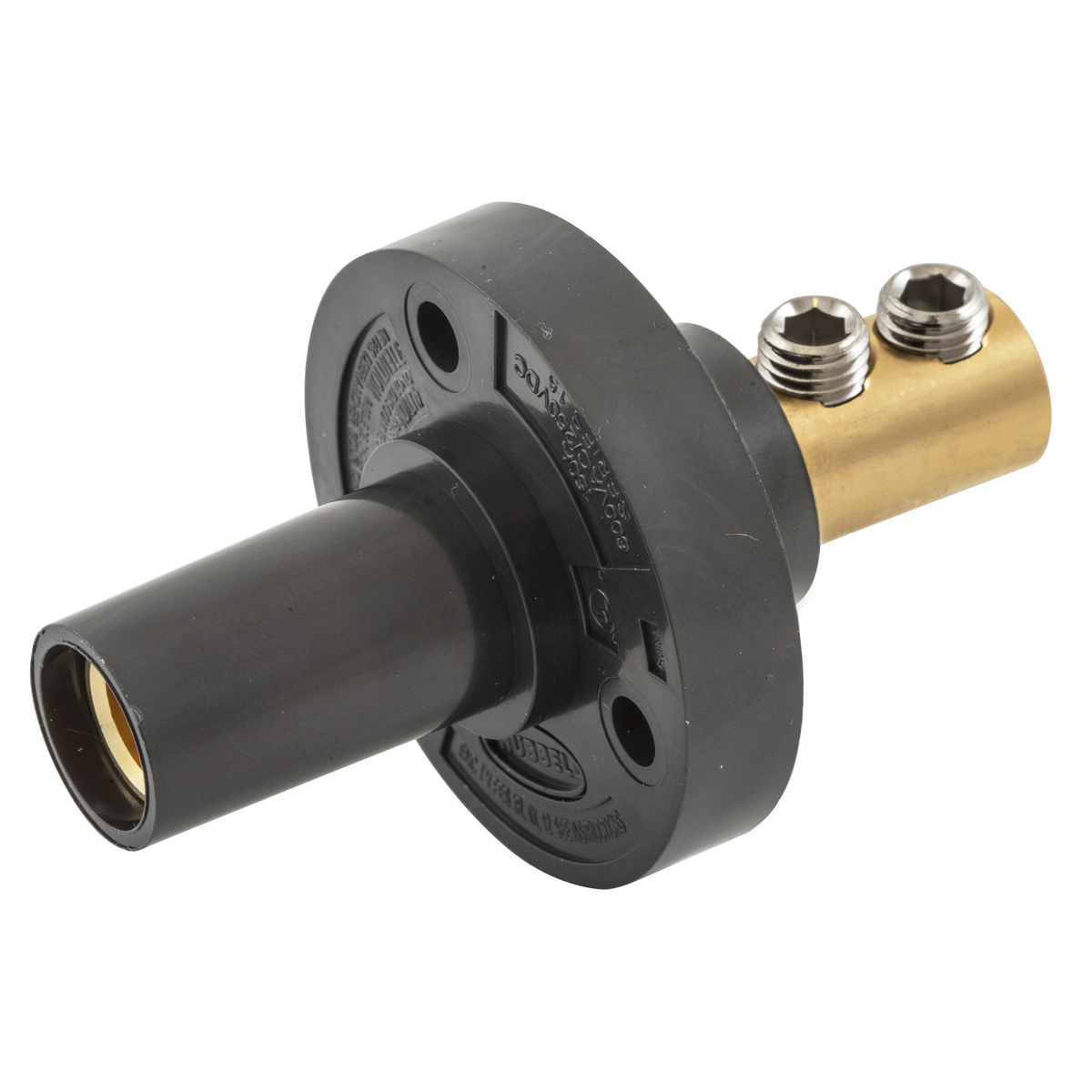 Product image for SINGLE POLE SER 15 RECEP, DBLSET SCR, BK