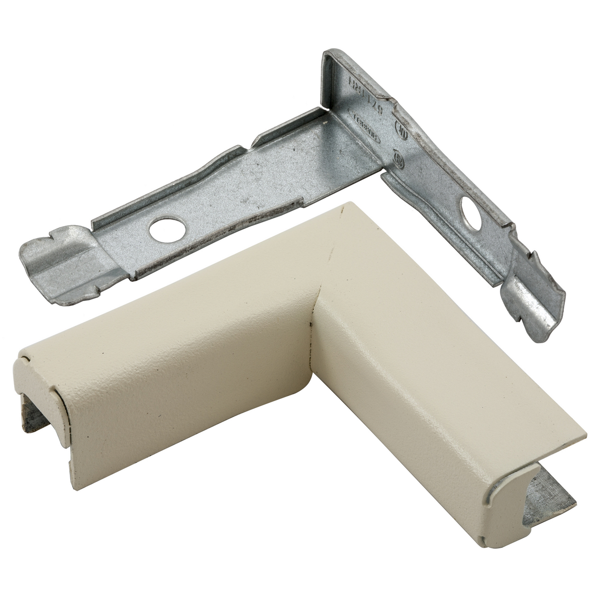 Product image for HUB HBL5711RHIVA RACEWAY HBL500/ 700/ 750 SERIES TWISED ELBOW RGHT IVORY