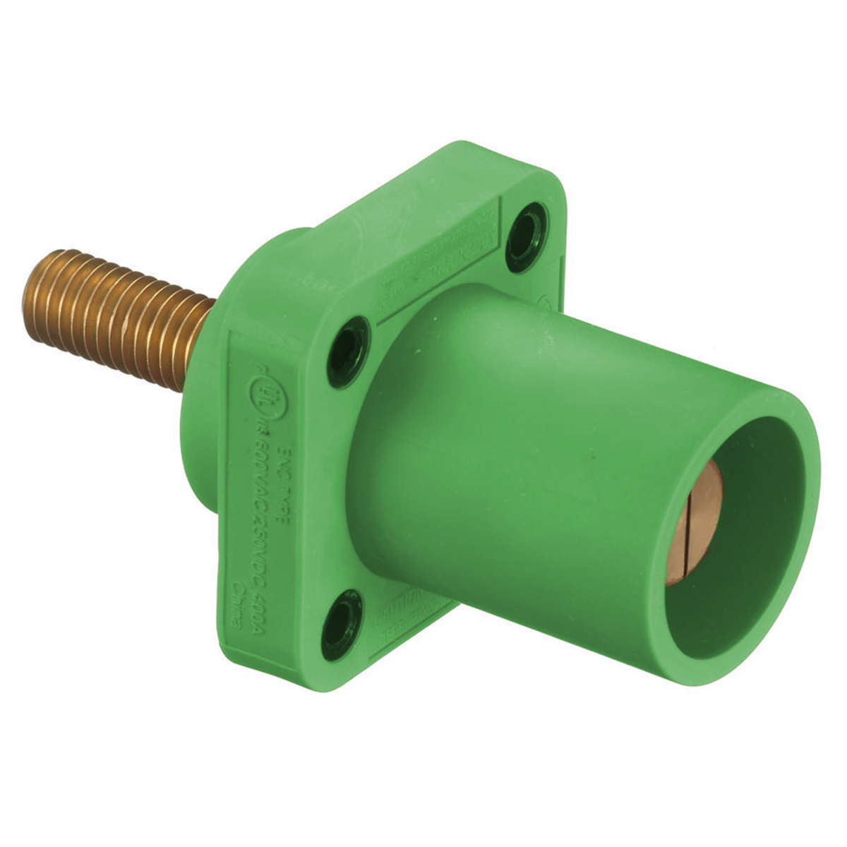 Product image for HUB HBLMRSGN SINGLEPOLE 300/400A MALE STUD RECEP GN