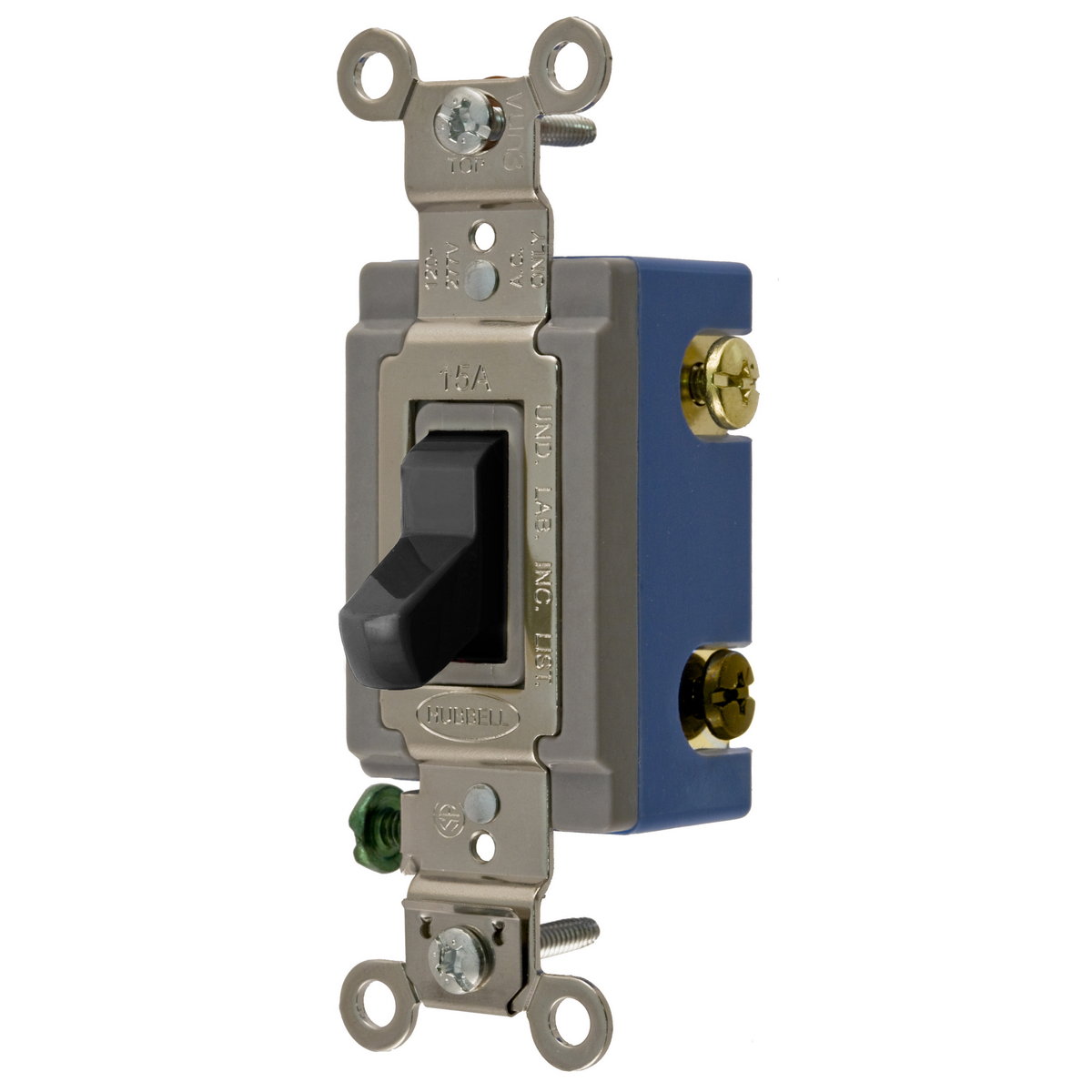 Product image for 4 WAY TOG, IND GRD, 15A 120/277V, BK