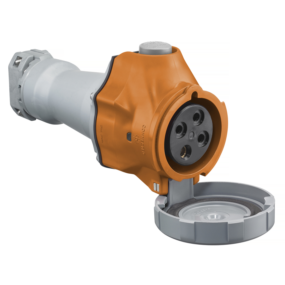 Product image for Connector IEC pin and sleeve 3P4W 125/250V 30AMP